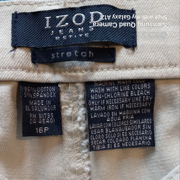 NWOT Beige Izod Mid-Calf Jeans - Picture 11 of 16